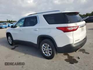 2018 Chevrolet Traverse LT Cloth z VIN 1GNERMKW9JJ236265, wystawiony jako Copart lot #85685675 z przebiegiem 192 388 mil mil oraz Szkoda całkowita • Salvage title. Historia ofert i sprzedaży dostępna na DreamBid. Obrazek 2.