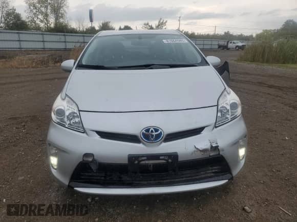 2012 Toyota Prius Three with VIN JTDKN3DU4C1539065, listed as a Copart auction lot 81664585 with 90,338 mi miles and Salvage title. Bid and sale history available at DreamBid. Image 5.