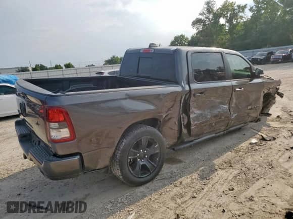 2021 Ram 1500 Lone Star z VIN 1C6RREFT9MN690486, wystawiony jako Copart lot #66338765 z przebiegiem 87 457 mil mil oraz Szkoda całkowita • Salvage title. Historia ofert i sprzedaży dostępna na DreamBid. Obrazek 3.