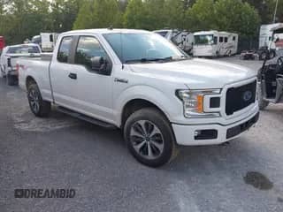2020 Ford F-150 XL with VIN 1FTEX1EP9LFC02589, listed as a IAAI auction lot 42912715 with 153,605 mi miles and . Bid and sale history available at DreamBid. Image 1.