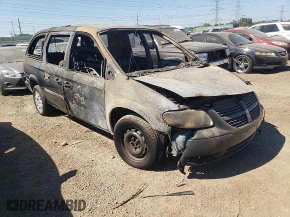 2007 Dodge Caravan with VIN 1D4GP23R77B245458, listed as a Copart auction lot 69581604 with Not provided miles and Non repairable. Bid and sale history available at DreamBid. Image 4.
