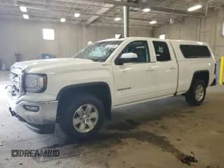 2019 GMC Sierra 1500 SLE with VIN 2GTV2MEC3K1192967, listed as a Copart auction lot 62474905 with 156,644 mi miles and Salvage title. Bid and sale history available at DreamBid. Image 1.