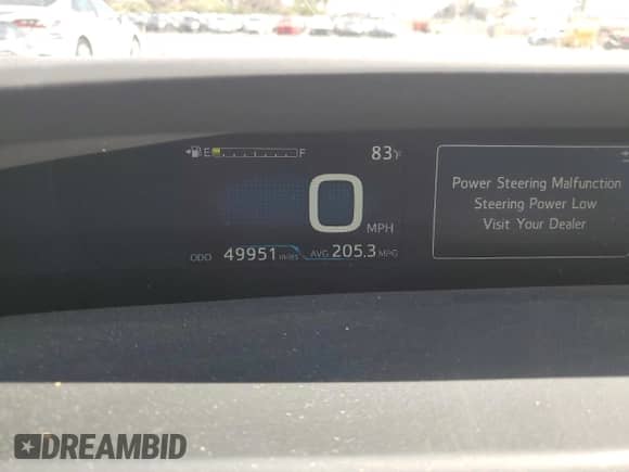 2020 Toyota Prius XLE with VIN JTDKARFP3L3155594, listed as a Copart auction lot 65476205 with 49,951 mi miles and Salvage title. Bid and sale history available at DreamBid. Image 9.