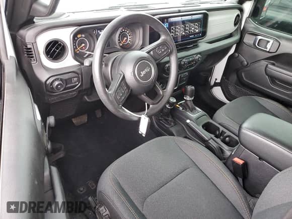 2024 Jeep Wrangler Sport с VIN 1C4PJXAN8RW151581, выставлен на аукционе Copart как лот 62765825 с пробегом 15 431 миль миль и Списание • Salvage title. История ставок и продаж доступна на DreamBid. Изображение 8.