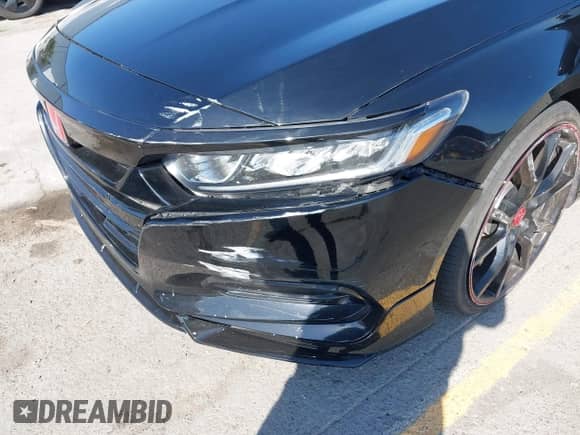 2018 Honda Accord Sport with VIN 1HGCV2F36JA049065, listed as a IAAI auction lot 42996797 with 69,436 mi miles and . Bid and sale history available at DreamBid. Image 6.