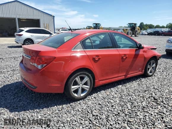 2012 Chevrolet Cruze 2LT with VIN 1G1PG5SC4C7407046, listed as a Copart auction lot 70748565 with 62,938 mi miles and Salvage title. Bid and sale history available at DreamBid. Image 3.