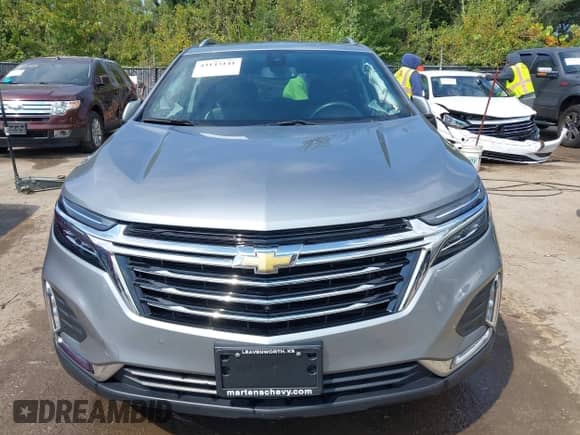 2023 Chevrolet Equinox Premier с VIN 3GNAXXEG4PL201063, выставлен на аукционе IAAI как лот 43143141 с пробегом 21 201 миль миль и . История ставок и продаж доступна на DreamBid. Изображение 12.