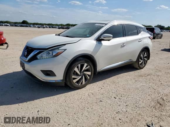 2018 Nissan Murano Platinum z VIN 5N1AZ2MH8JN164019, wystawiony jako Copart lot #67320905 z przebiegiem 86 593 mil mil oraz Szkoda całkowita • Salvage title. Historia ofert i sprzedaży dostępna na DreamBid. Obrazek 1.