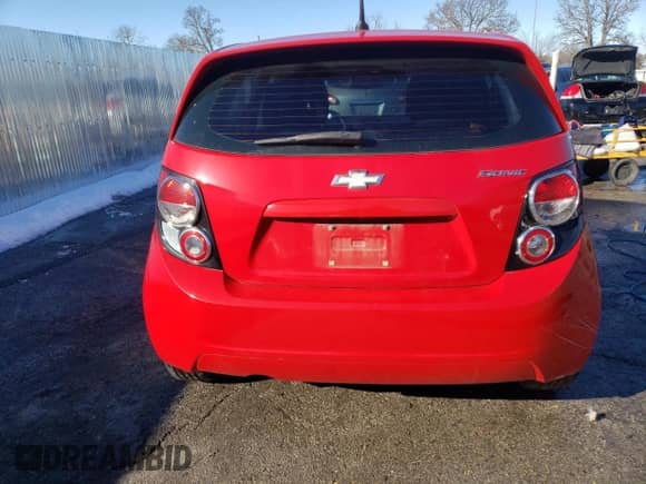 2012 Chevrolet Sonic LS with VIN 1G1JB6SH9C4126979, listed as a Copart auction lot 88278845 with 122,047 mi miles and Clean title. Bid and sale history available at DreamBid. Image 6.