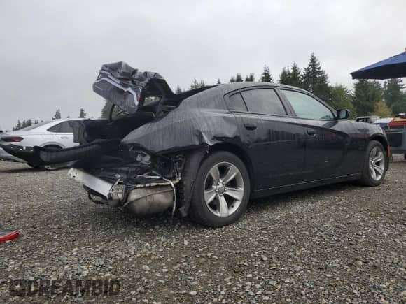 2015 Dodge Charger SXT с VIN 2C3CDXHG9FH765244, выставлен на аукционе Copart как лот 82209475 с пробегом 104 735 миль миль и Списание • Salvage title. История ставок и продаж доступна на DreamBid. Изображение 3.