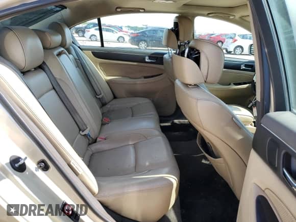 2010 Hyundai Genesis with VIN KMHGC4DF5AU110947, listed as a Copart auction lot 63493785 with 100,031 mi miles and Salvage title. Bid and sale history available at DreamBid. Image 10.