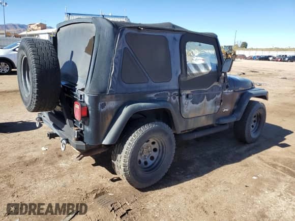 1998 Jeep Wrangler SE z VIN 1J4FY29P7WP709775, wystawiony jako Copart lot #87029025 z przebiegiem 138 808 mil mil oraz Czysty tytuł • Clean title. Historia ofert i sprzedaży dostępna na DreamBid. Obrazek 3.
