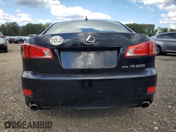 2012 Lexus IS 250 z VIN JTHCF5C26C5056679, wystawiony jako Copart lot #70737745 z przebiegiem 116 307 mil mil oraz Szkoda całkowita • Salvage title. Historia ofert i sprzedaży dostępna na DreamBid. Obrazek 6.