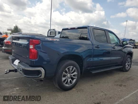 2022 Chevrolet Silverado 1500 LT с VIN 1GCPYJEK3NZ147956, выставлен на аукционе Copart как лот 68903015 с пробегом 48 642 миль миль и Списание • Salvage title. История ставок и продаж доступна на DreamBid. Изображение 3.