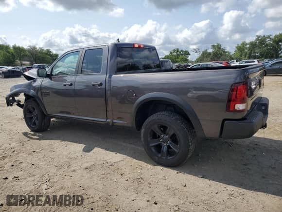 2021 Ram 1500 Warlock z VIN 1C6RR7GG1MS526731, wystawiony jako Copart lot #68029335 z przebiegiem 35 388 mil mil oraz Szkoda całkowita • Salvage title. Historia ofert i sprzedaży dostępna na DreamBid. Obrazek 2.