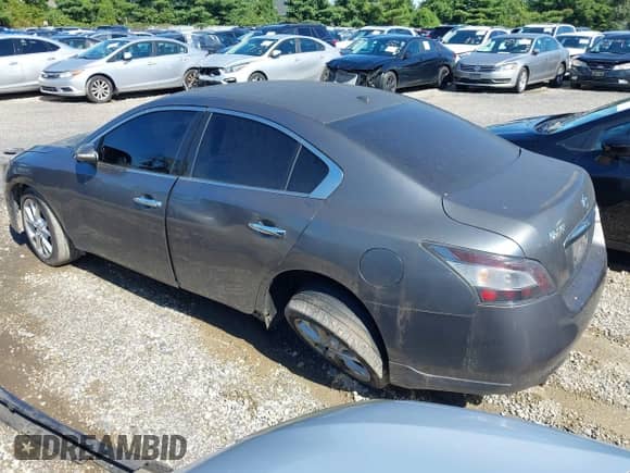 2014 Nissan Maxima S with VIN 1N4AA5AP6EC461404, listed as a IAAI auction lot 43054214 with 116,067 mi miles and . Bid and sale history available at DreamBid. Image 3.