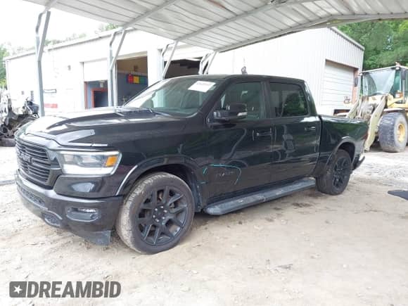 2021 Ram 1500 Laramie with VIN 1C6RREJT5MN710630, listed as a IAAI auction lot 42645357 with 42,607 mi miles and . Bid and sale history available at DreamBid. Image 21.