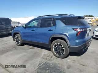 2025 Chevrolet Equinox FWD RS с VIN 3GNAXLEGXSL314128, выставлен на аукционе Copart как лот 69468985 с пробегом 6 096 миль миль и Списание • Salvage title. История ставок и продаж доступна на DreamBid. Изображение 2.