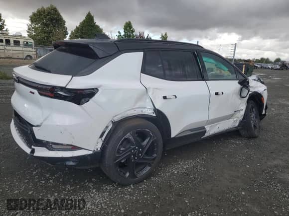 2024 Chevrolet Equinox EV RS с VIN 3GN7DSRP5RS270160, выставлен на аукционе Copart как лот 70457894 с пробегом 1 237 миль миль и Списание • Salvage title. История ставок и продаж доступна на DreamBid. Изображение 3.