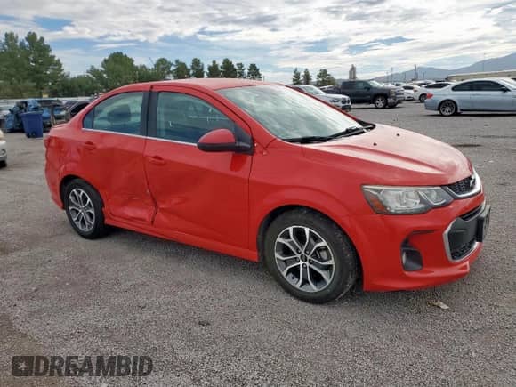 2018 Chevrolet Sonic LT with VIN 1G1JD5SB0J4104558, listed as a Copart auction lot 66185795 with 87,279 mi miles and Salvage title. Bid and sale history available at DreamBid. Image 4.