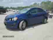 2013 Chevrolet Sonic LT with VIN 1G1JC5SH5D4184080, listed as a Copart auction lot 59438605 with 50,220 mi miles and Salvage title. Bid and sale history available at DreamBid. Image 1.