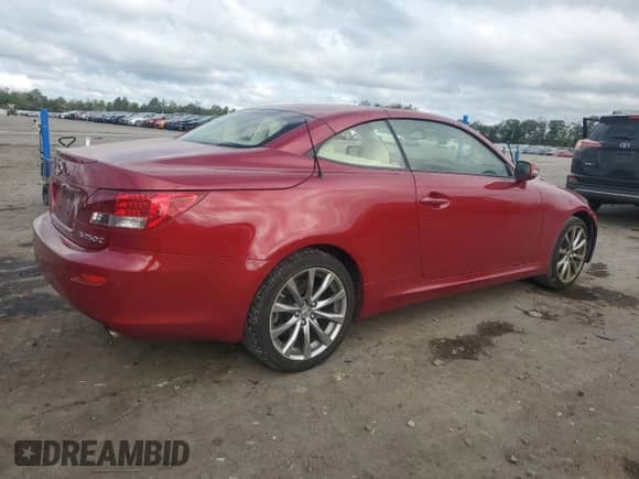 2013 Lexus IS 250 C z VIN JTHFF2C28D2528296, wystawiony jako Copart lot #71704685 z przebiegiem 102 385 mil mil oraz Szkoda całkowita • Salvage title. Historia ofert i sprzedaży dostępna na DreamBid. Obrazek 3.