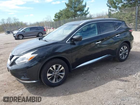 2017 Nissan Murano S with VIN 5N1AZ2MH0HN124706, listed as a IAAI auction lot 42102948 with 96,261 mi miles and . Bid and sale history available at DreamBid. Image 2.