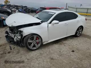2011 Lexus IS 350 with VIN JTHBE5C22B5028245, listed as a Copart auction lot 80167104 with Not provided miles and Salvage title. Bid and sale history available at DreamBid. Image 1.
