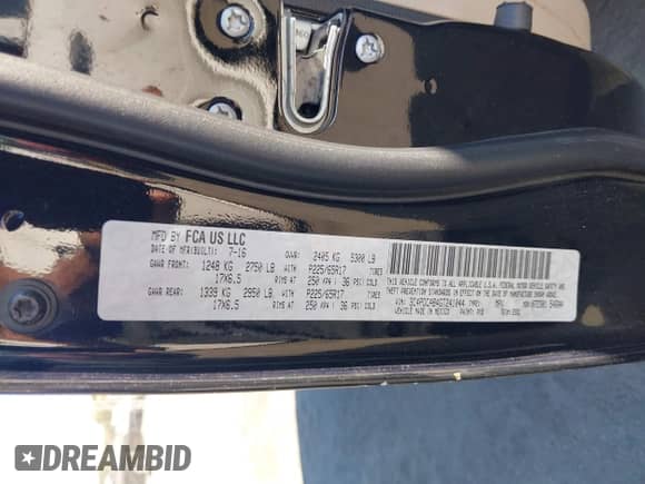 2016 Dodge Journey Canada Value с VIN 3C4PDCAB4GT241044, выставлен на аукционе IAAI как лот 43486461 с пробегом 168 912 миль миль и . История ставок и продаж доступна на DreamBid. Изображение 9.