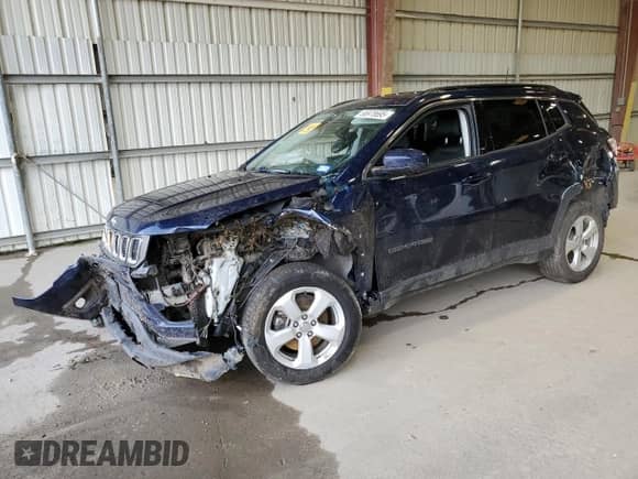 2018 Jeep Compass Latitude z VIN 3C4NJCBB4JT300597, wystawiony jako Copart lot #66978695 z przebiegiem 87 685 mil mil oraz Szkoda całkowita • Salvage title. Historia ofert i sprzedaży dostępna na DreamBid. Obrazek 1.