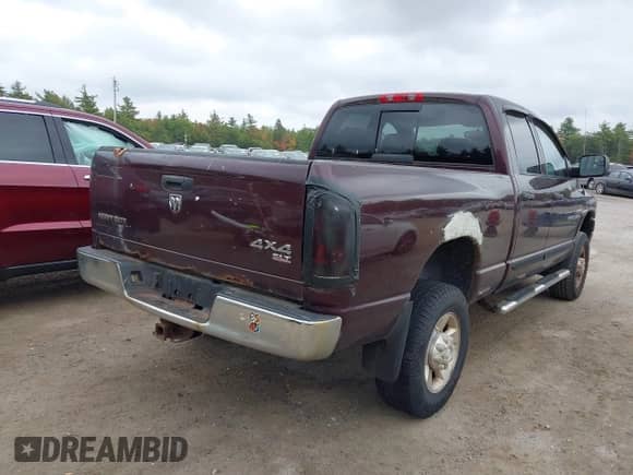 2005 Dodge 2500 SLT with VIN 3D7KS28D25G850680, listed as a IAAI auction lot 43284920 with Not provided miles and . Bid and sale history available at DreamBid. Image 4.
