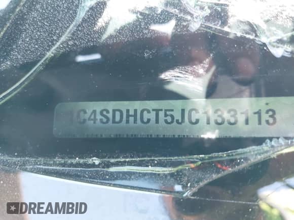 2018 Dodge Durango R/T with VIN 1C4SDHCT5JC133113, listed as a IAAI auction lot 42654934 with 106,741 mi miles and . Bid and sale history available at DreamBid. Image 9.