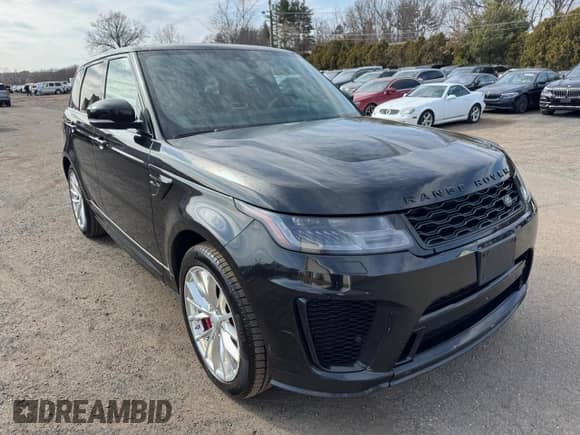 2018 Land Rover Range Rover Sport SVR with VIN SALWZ2SE9JA810039, listed as a Copart auction lot 49401525 with 167,379 mi miles and Clean title. Bid and sale history available at DreamBid. Image 4.