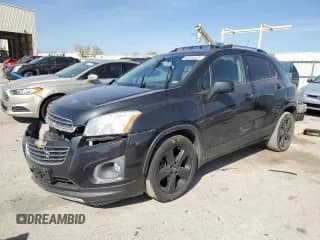 2016 Chevrolet Trax LTZ with VIN KL7CJMSB9GB634936, listed as a Copart auction lot 52354425 with 126,551 mi miles and Clean title. Bid and sale history available at DreamBid. Image 1.