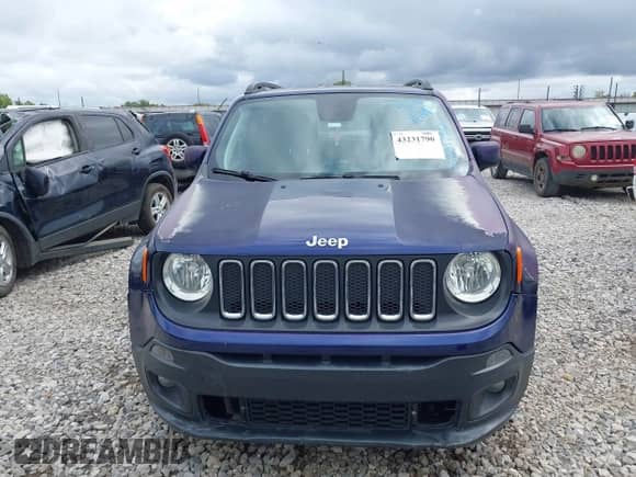 2018 Jeep Renegade Latitude with VIN ZACCJABB2JPJ20566, listed as a IAAI auction lot 43231790 with 138,514 mi miles and . Bid and sale history available at DreamBid. Image 13.