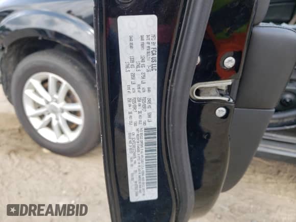 2016 Dodge Journey Canada Value with VIN 3C4PDCAB1GT240076, listed as a Copart auction lot 57229275 with 48,762 mi miles and Salvage title. Bid and sale history available at DreamBid. Image 13.