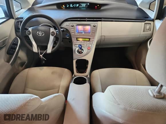 2012 Toyota Prius Four with VIN JTDKN3DU1C5410029, listed as a Copart auction lot 66520165 with 185,590 mi miles and Salvage title. Bid and sale history available at DreamBid. Image 8.