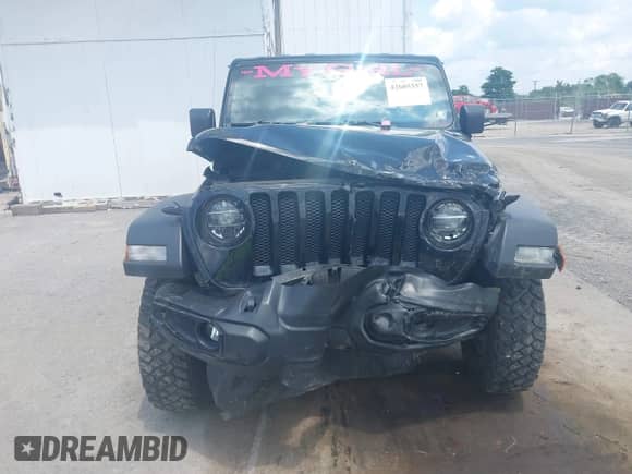 2021 Jeep Wrangler Unlimited Willys with VIN 1C4HJXDN7MW504854, listed as a IAAI auction lot 42605357 with 74,092 mi miles and . Bid and sale history available at DreamBid. Image 12.