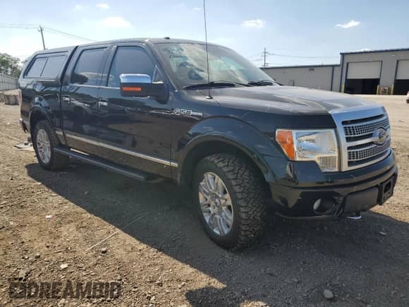 2010 Ford F-150 XL with VIN 1FTFW1EV1AFA05855, listed as a Copart auction lot 81936865 with 156,014 mi miles and Salvage title. Bid and sale history available at DreamBid. Image 4.