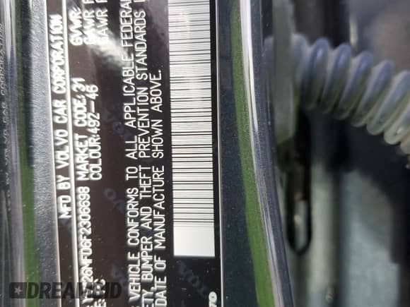 2015 Volvo S60 with VIN YV126MFD6F2306698, listed as a Copart auction lot 44184805 with 112,433 mi miles and Salvage title. Bid and sale history available at DreamBid. Image 12.