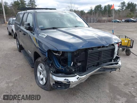 2023 Ram 1500 Big Horn with VIN 1C6RRFBG4PN550817, listed as a IAAI auction lot 41240195 with 8,105 mi miles and . Bid and sale history available at DreamBid. Image 1.