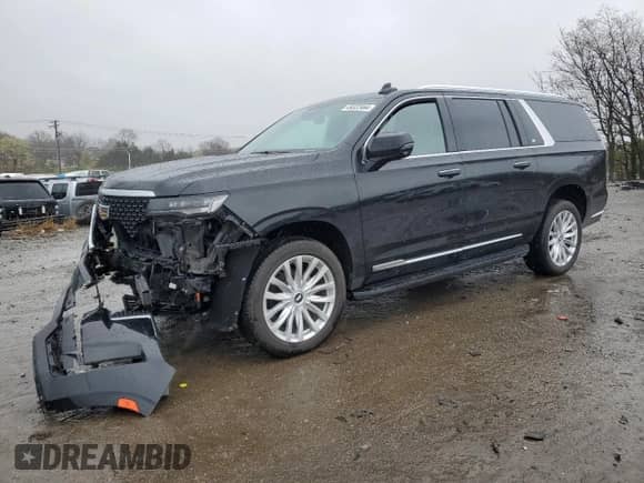2021 Cadillac Escalade ESV с VIN 1GYS3JKT2MR362193, выставлен на аукционе Copart как лот 49322464 с пробегом 77 268 миль миль и . История ставок и продаж доступна на DreamBid. Изображение 1.