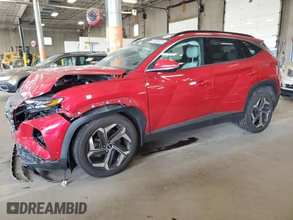 2023 Hyundai Tucson Limited with VIN 5NMJECAE5PH259787, listed as a Copart auction lot 67469025 with 22,730 mi miles and Salvage title. Bid and sale history available at DreamBid. Image 1.