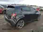 2014 Chevrolet Sonic RS with VIN 1G1JG6SB8E4213563, listed as a Copart auction lot 44655305 with Not provided miles and Salvage title. Bid and sale history available at DreamBid. Image 3.