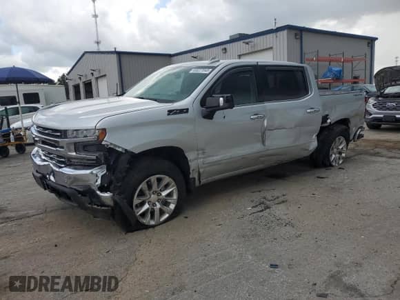 2021 Chevrolet Silverado 1500 LTZ с VIN 3GCUYGED6MG409720, выставлен на аукционе Copart как лот 63227045 с пробегом 47 839 миль миль и Списание • Salvage title. История ставок и продаж доступна на DreamBid. Изображение 1.