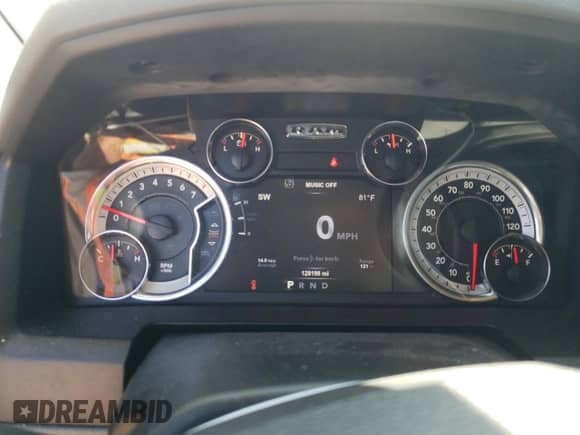 2018 Ram 1500 Big Horn z VIN 1C6RR7GT2JS312100, wystawiony jako Copart lot #80010715 z przebiegiem 128 198 mil mil oraz Szkoda całkowita • Salvage title. Historia ofert i sprzedaży dostępna na DreamBid. Obrazek 9.