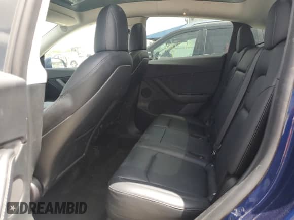 2022 Tesla Model Y Performance with VIN 7SAYGDEF6NF455028, listed as a Copart auction lot 61740254 with 26,869 mi miles and Salvage title. Bid and sale history available at DreamBid. Image 10.