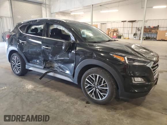 2021 Hyundai Tucson Limited with VIN KM8J3CAL1MU284156, listed as a Copart auction lot 69857955 with 51,344 mi miles and Salvage title. Bid and sale history available at DreamBid. Image 4.
