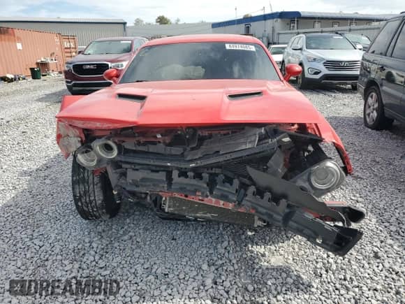 2021 Dodge Challenger SXT with VIN 2C3CDZAG9MH646189, listed as a Copart auction lot 84974085 with 87,424 mi miles and Salvage title. Bid and sale history available at DreamBid. Image 5.