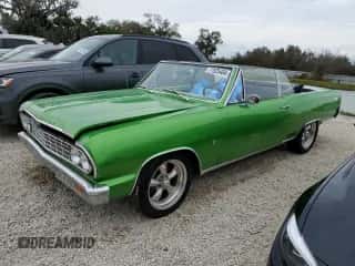 1964 Chevrolet Malibu с VIN 45867K163988, выставлен на аукционе Copart как лот 77825484 с пробегом 37 миль миль и Списание • Salvage title. История ставок и продаж доступна на DreamBid. Изображение 1.